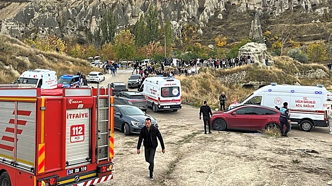 A rock formation collapse in Turkey's touristic Cappadocia region kills at least 3