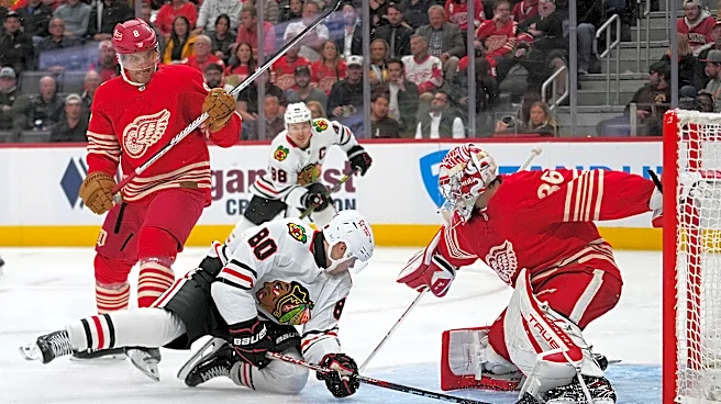 Arvidsson nets sixth career hat trick as Red Wings down Blackhawks, 4-1