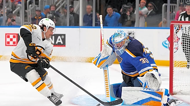 Thomas, Broberg lead Blues to 4-1 win over Bruins