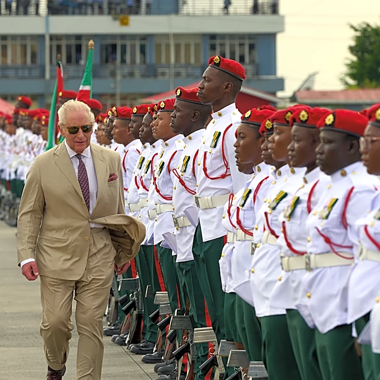 King Charles III arrives in Guyana as part of official 9-day Caribbean trip