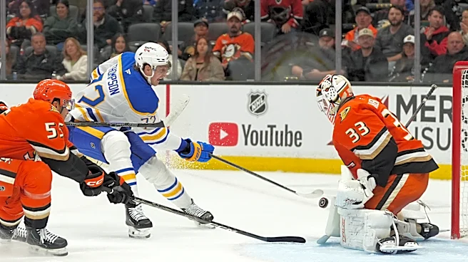 Tage Thompson has hat trick, 5 points in Sabres' 7-6 win over Ducks