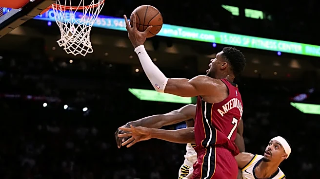 Giannis has triple-double, Heat open NBA Cup play with 145-125 win over Pacers