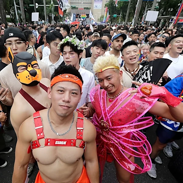 Tens of thousands gather to celebrate inclusivity at Taiwan Pride parade