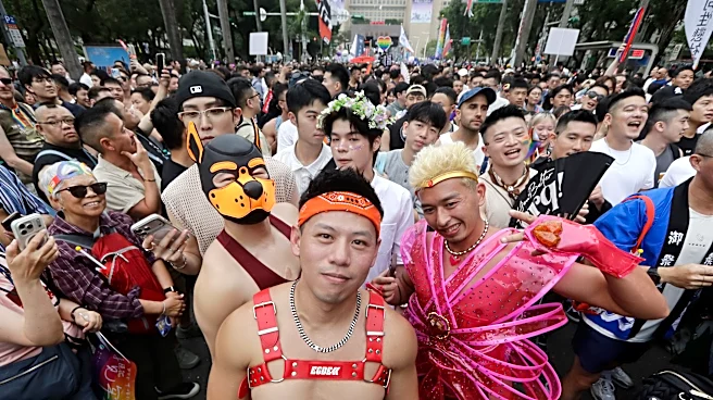 Tens of thousands gather to celebrate inclusivity at Taiwan Pride parade