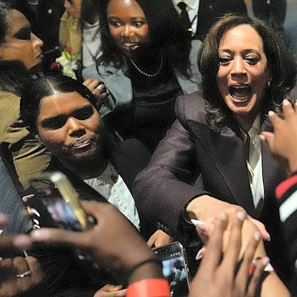 Kamala Harris urges a 'too big to rig' turnout for the midterms and tees off on Trump