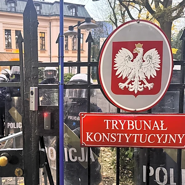 Protests erupt around a top court in Poland after its president is suspended