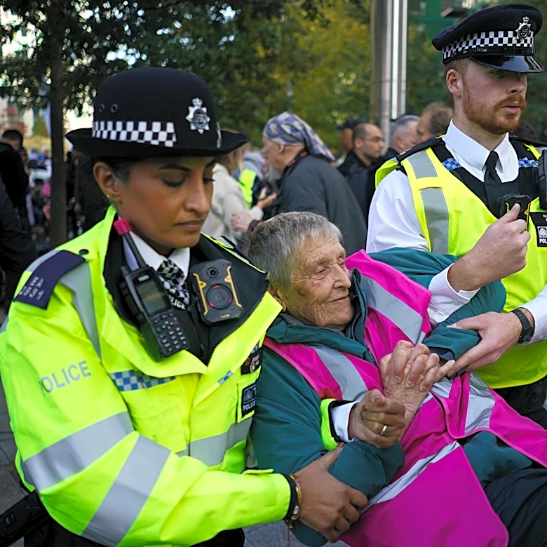 London police arrest 139 people outside US Embassy for supporting banned pro-Palestinian group