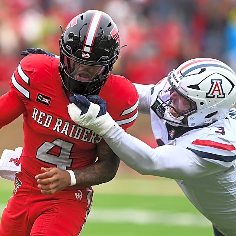 Tommy Castellanos earns start, leads No. 13 Texas Tech to 34-26 win over No. 22 Arizona