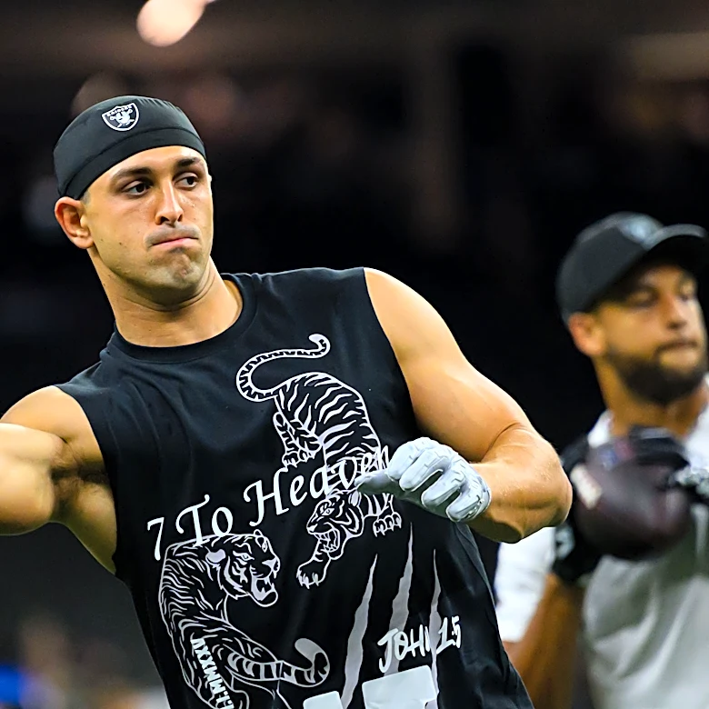 Raiders activate Jack Bech off injured reserve ahead of game at the Jets