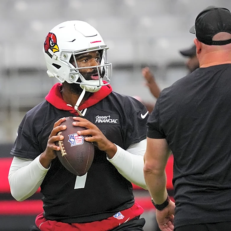 Jacoby Brissett practices on first day of Cardinals training camp