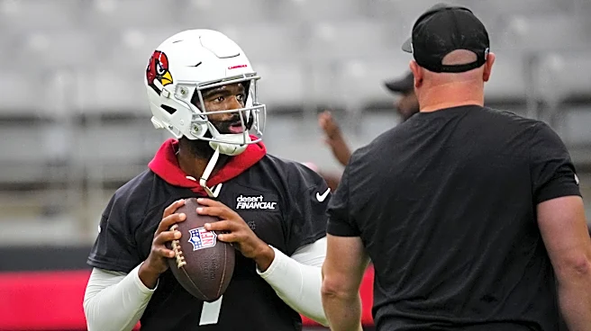 Jacoby Brissett practices on first day of Cardinals training camp