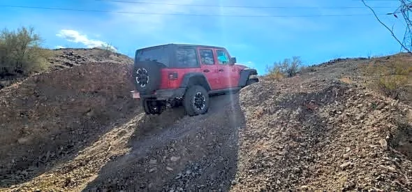 Father and son rescued after Jeep gets stuck in remote Arizona desert