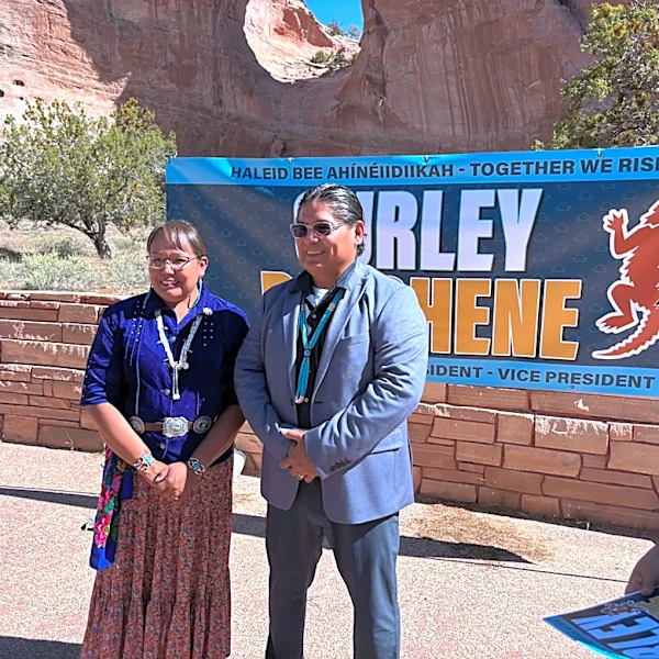Navajo Speaker Crystalyne Curley picks Chris Deschene as running mate