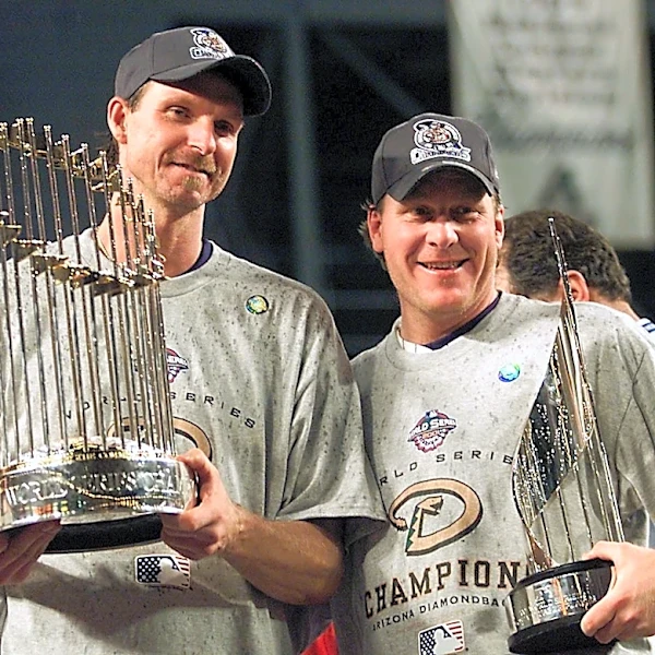 Curt Schilling, loud and strong, a big key to 2001 Diamondbacks' title