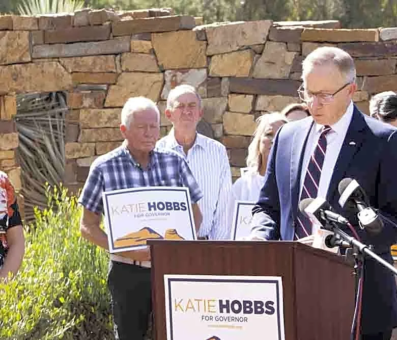 John Giles has crossed party lines before. Now he's Katie Hobbs' likely running mate