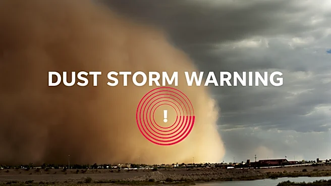 Dust storm warning issued for metro Phoenix area