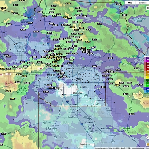 Storms pummel Phoenix again, with more rain chances before week ends