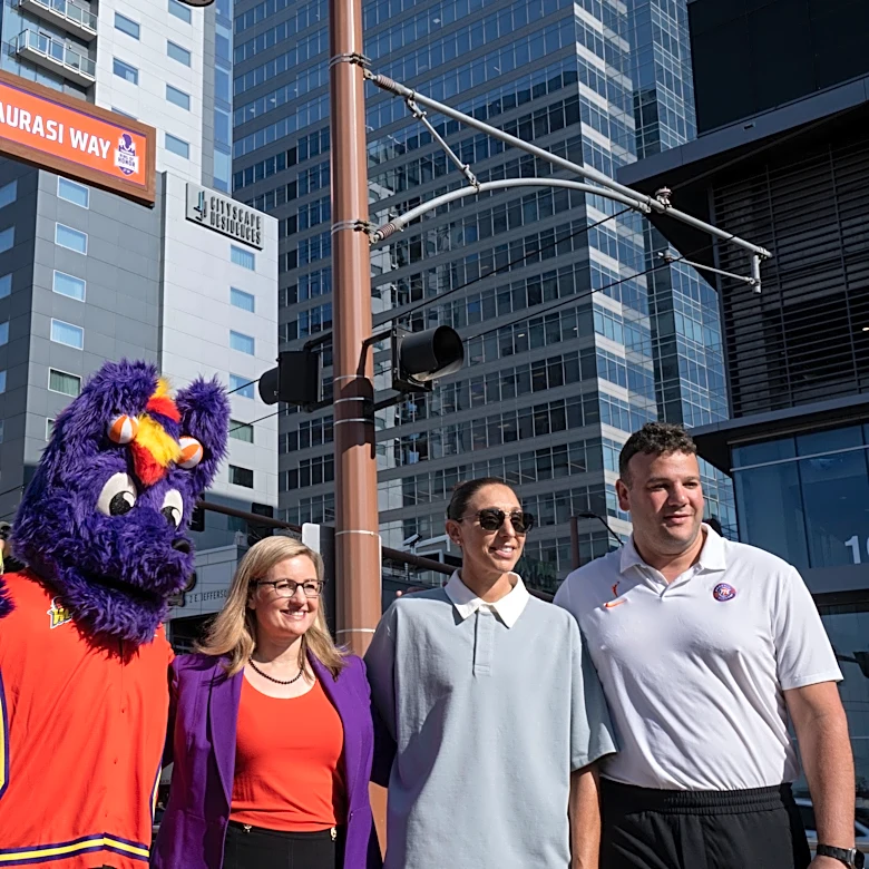 Diana Taurasi sees her street sign updated as Ring of Honor day nears