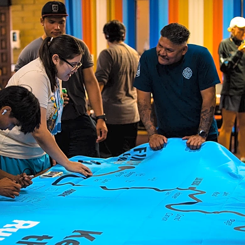 Runner greets Arizona tribes on trek advocating for Colorado River