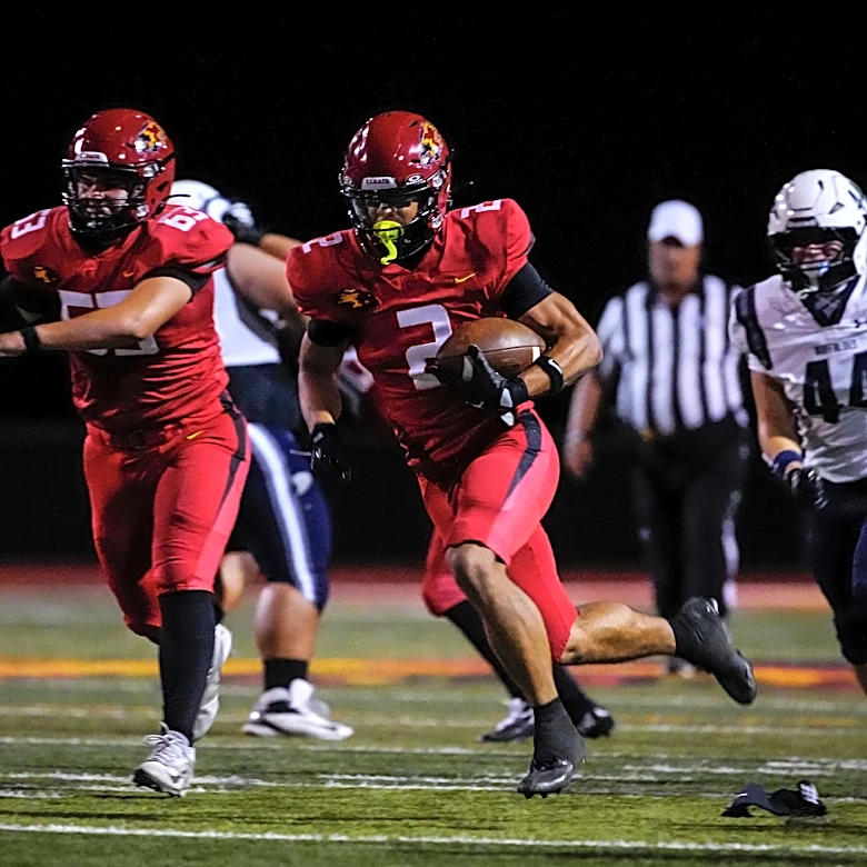 Chaparral football rolls past Tempe behind QB Trocki, RB Wilson