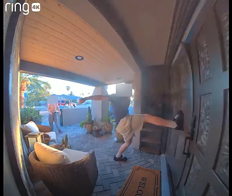Phoenix home damaged by viral 'door kick challenge'
