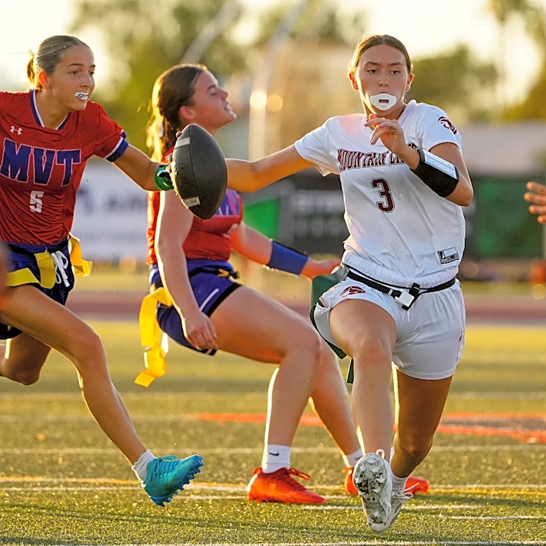 Mountain Ridge flag football dominates Mesa Mountain View