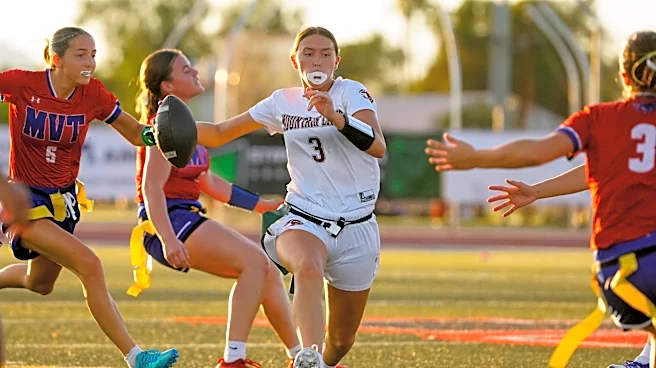 Mountain Ridge flag football dominates Mesa Mountain View