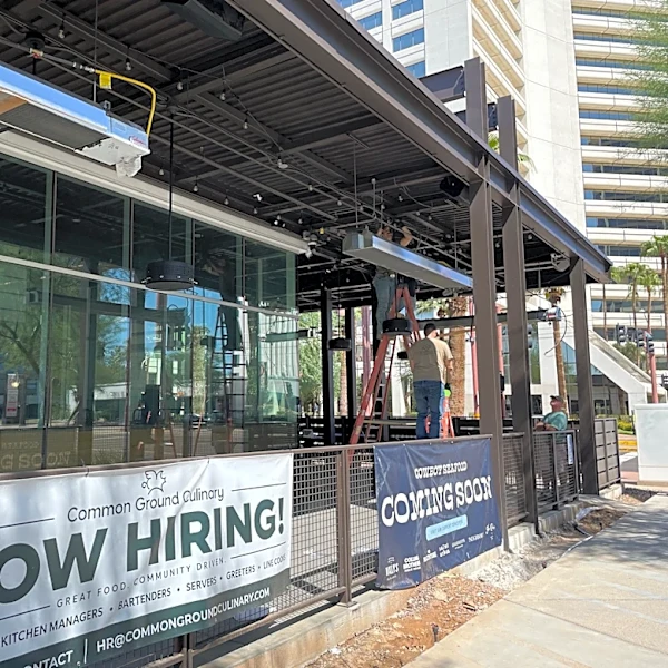 Construction ending on surf-and-turf restaurant in Phoenix