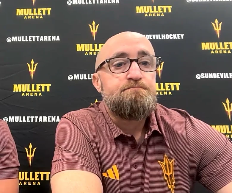 What Greg Powers said about Matthew Mayich at ASU hockey media day