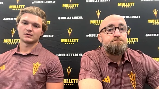 What Greg Powers said about Matthew Mayich at ASU hockey media day