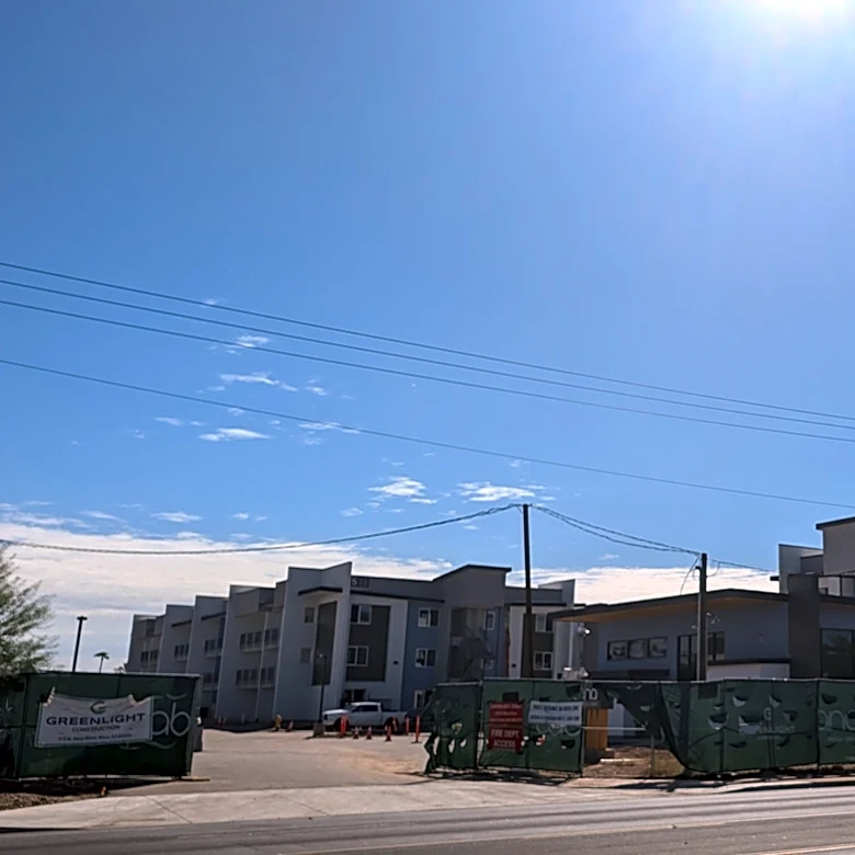 What's going up at the former site of Mesa's General Hospital?