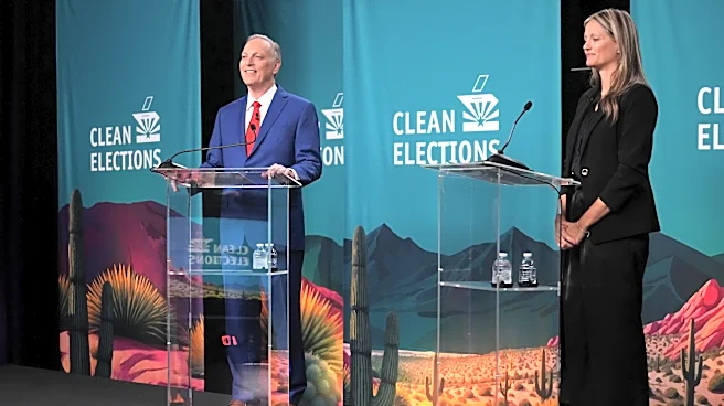 Hourihan attacks Biggs as both target absent Hobbs in governor debate