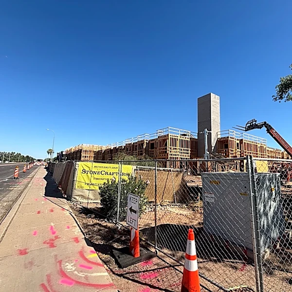 What's going up on Arizona Avenue in Chandler?