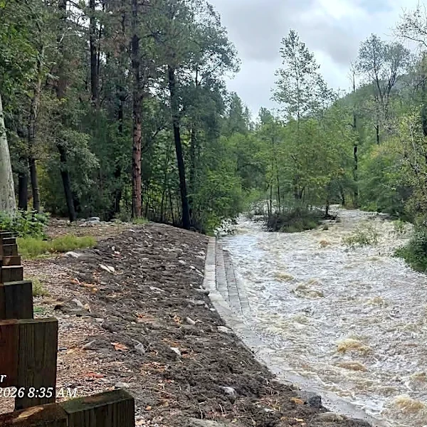 65 campers can't leave Sedona area campground after road washout