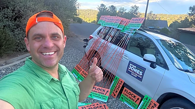 AZ college board candidate uses signs pointing out Flock cameras