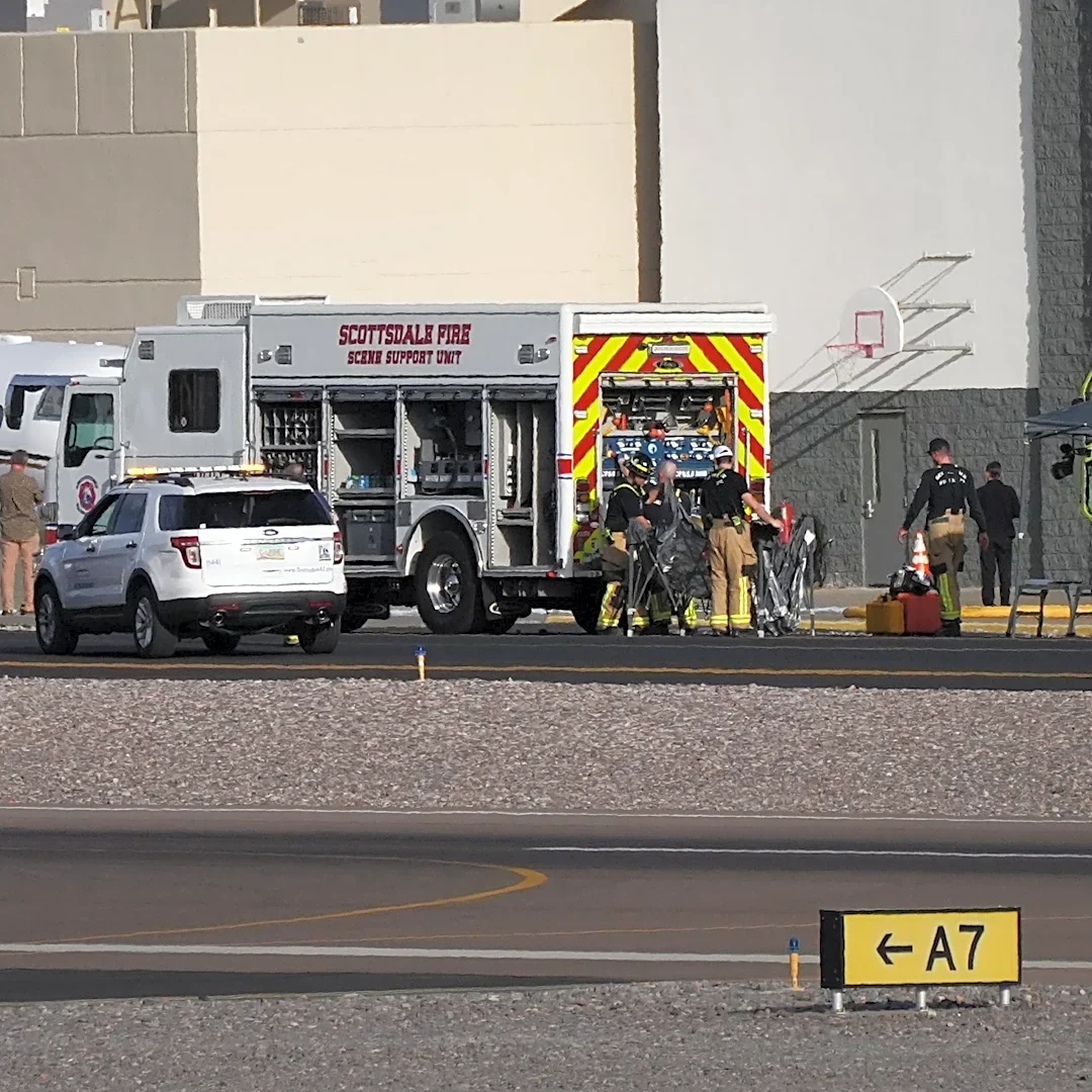 Attempt to evade police ends with plane damaged at Scottsdale Airport