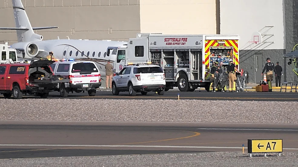 Attempt to evade police ends with plane damaged at Scottsdale Airport