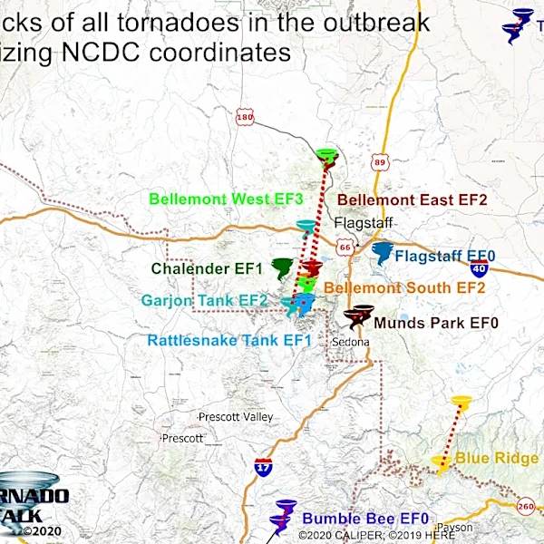 2 tornadoes confirmed in Arizona, including in Heber-Overgaard