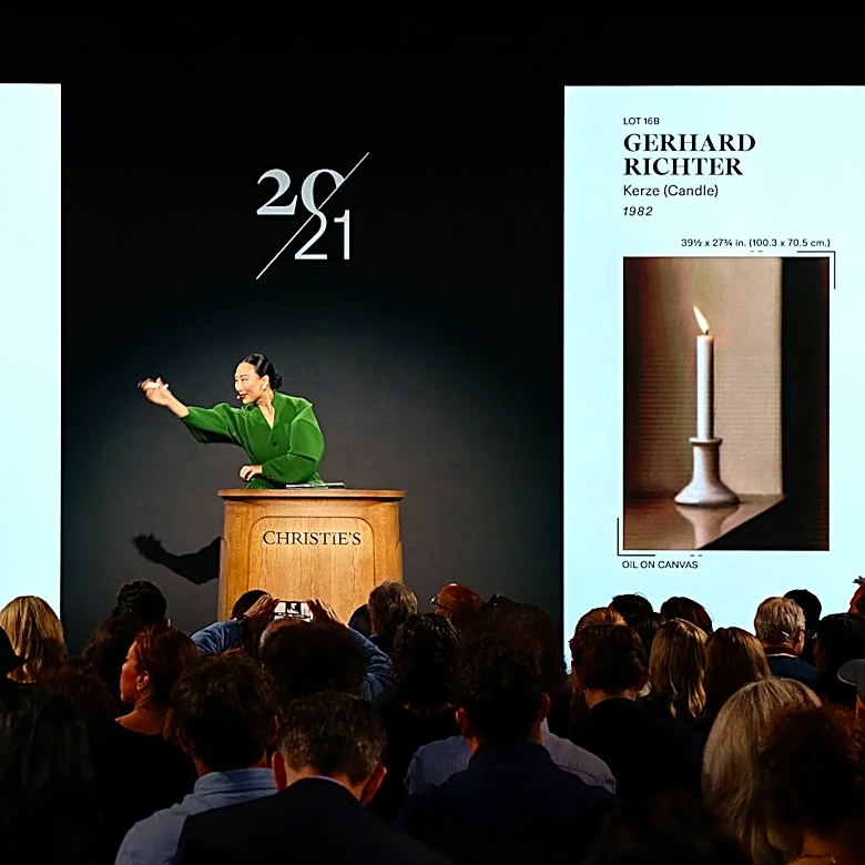 Marian Goodman’s $35.1 M. Richter ‘Candle’ Leads Christie’s Tepid $162.7 M. Trio of Postwar and Contemporary Sales