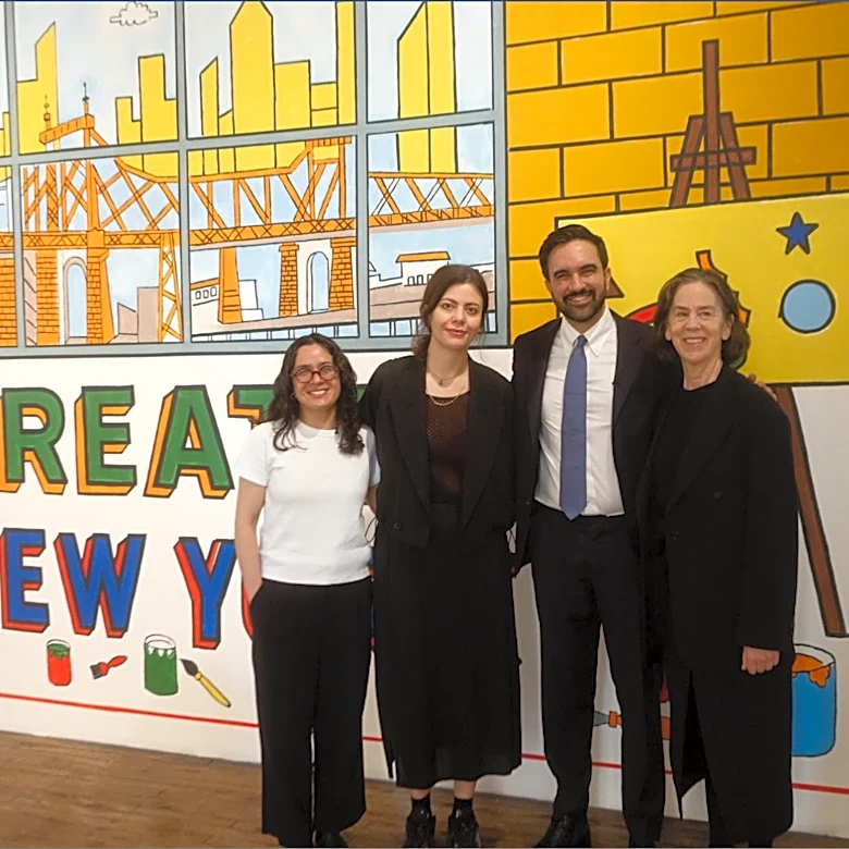 Zohran Mamdani Visited MoMA PS1’s Greater New York—and Loved It