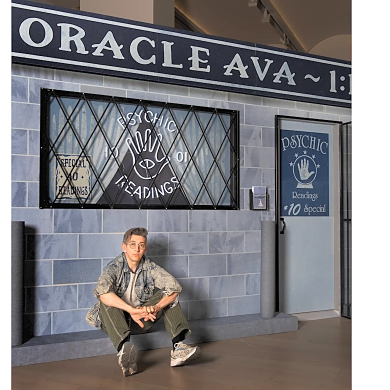 Nick Doyle’s AI Oracle at Perrotin is Part Influencer, Part Therapist, Part Snake Oil Salesman