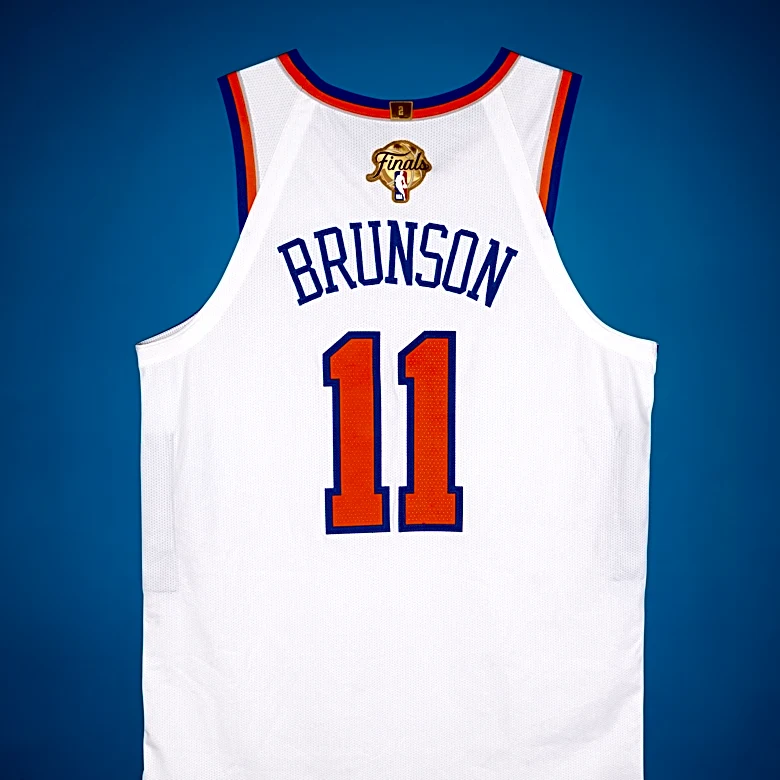 A Jersey Worn by Knicks Point Guard Jalen Brunson in NBA Finals Fetches $1 M. at Sotheby’s