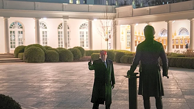 Trump Installs New Thomas Jefferson Bronze Sculpture in White House Rose Garden