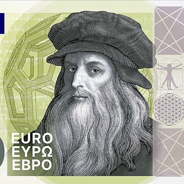Leonardo da Vinci May Become the Face of Future  Euro Banknotes