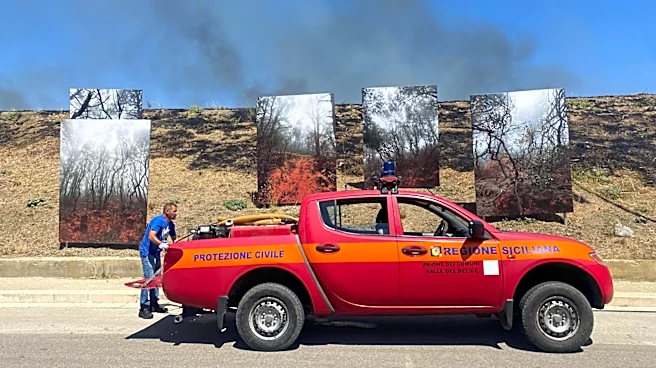 Photography Exhibit on Wildfires Nearly Engulfed by Real Wildfire in Sicily