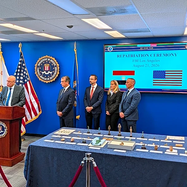 FBI Hands Over 48 Illegally Trafficked Artifacts to Egypt After Art Crimes Team Investigation