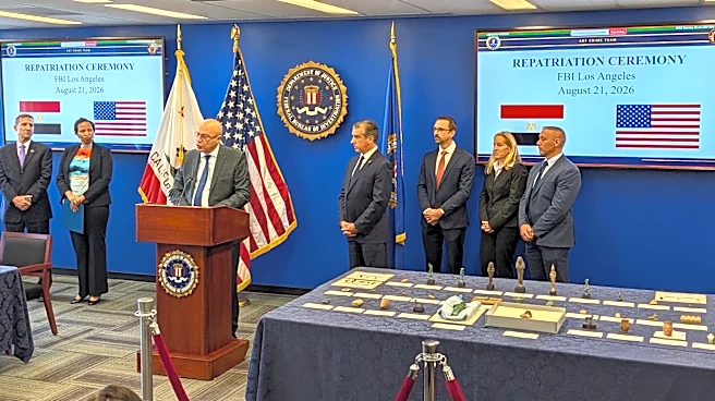 FBI Hands Over 48 Illegally Trafficked Artifacts to Egypt After Art Crimes Team Investigation