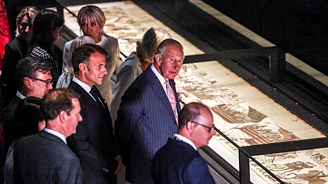 King Charles, Emmanuel Macron, Andy Burnham Visit the Bayeux Tapestry for a VIP Preview