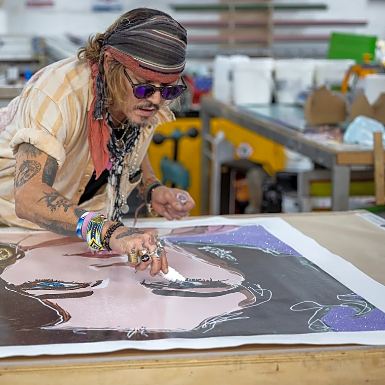 Johnny Depp’s Far-Out Art Makes Its China Debut. Will the Show Aid the Controversial Actor’s Comeback?