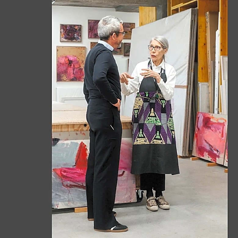 Martha Jungwirth’s Abstractions Animate AKRIS’s Spring 2026 Collection